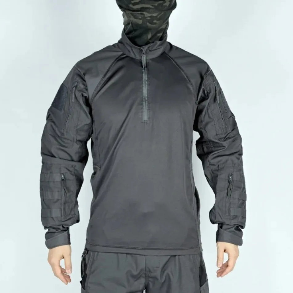 New Tactical Hunting Suit Outdoors Training Durable Breathable Camo Set Waterproof Quick Drying windproof Combat Two Piece Set