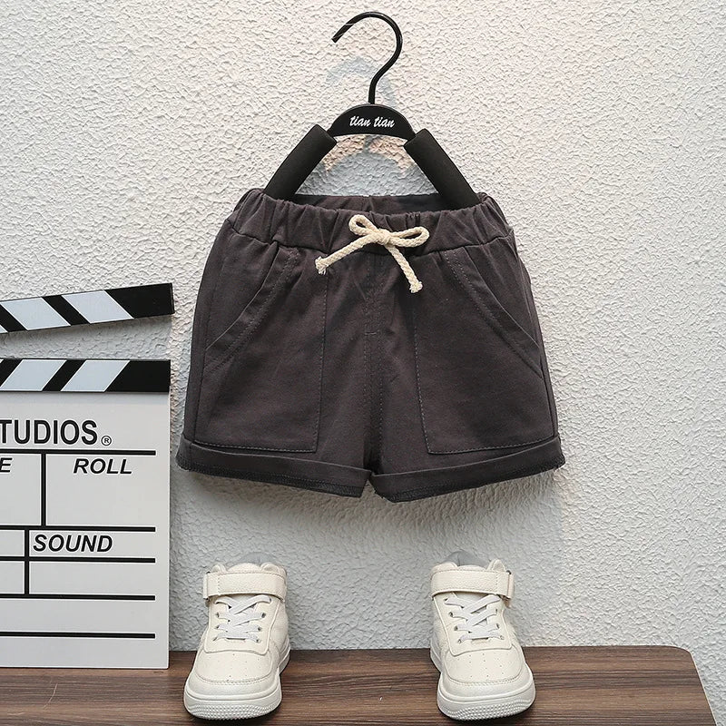 Baby Boys Clothes Sets Fashion Cotton Letter Printing T-shirts+Tooling Shorts 2pcs Kids Outfits for Infant Tracksuit