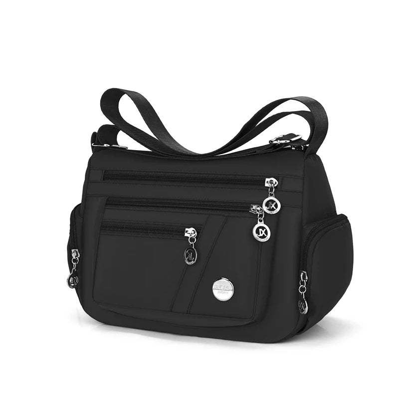 Bag Women's Large Capacity Shoulder Bag Waterproof and Wear Resistant Multi Pocket