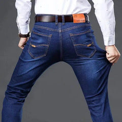 Summer Fashion Brand Clothing Slim Men Business Casual Jeans