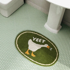 Cute Duck Bathroom Rug Funny Soft Bathtub Carpet Area Rugs Kitchen Rug Floor Mats