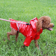 Dog Raincoat Reflective Waterproof Snowproof Pet Coat for Small Puppy Cats Raincoat