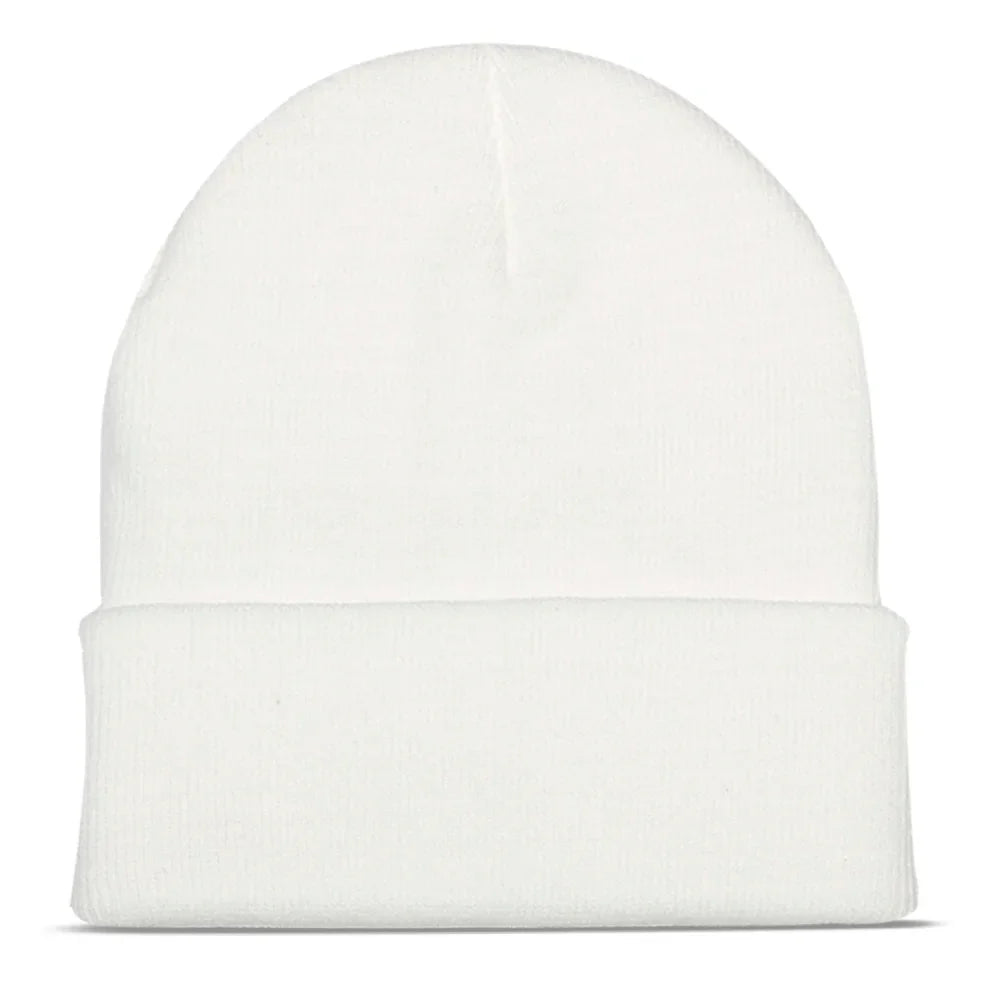 Personalized Custom Beanie Embroidery Text Name Design Logo Winter Hat for Men Women Knitted Cap