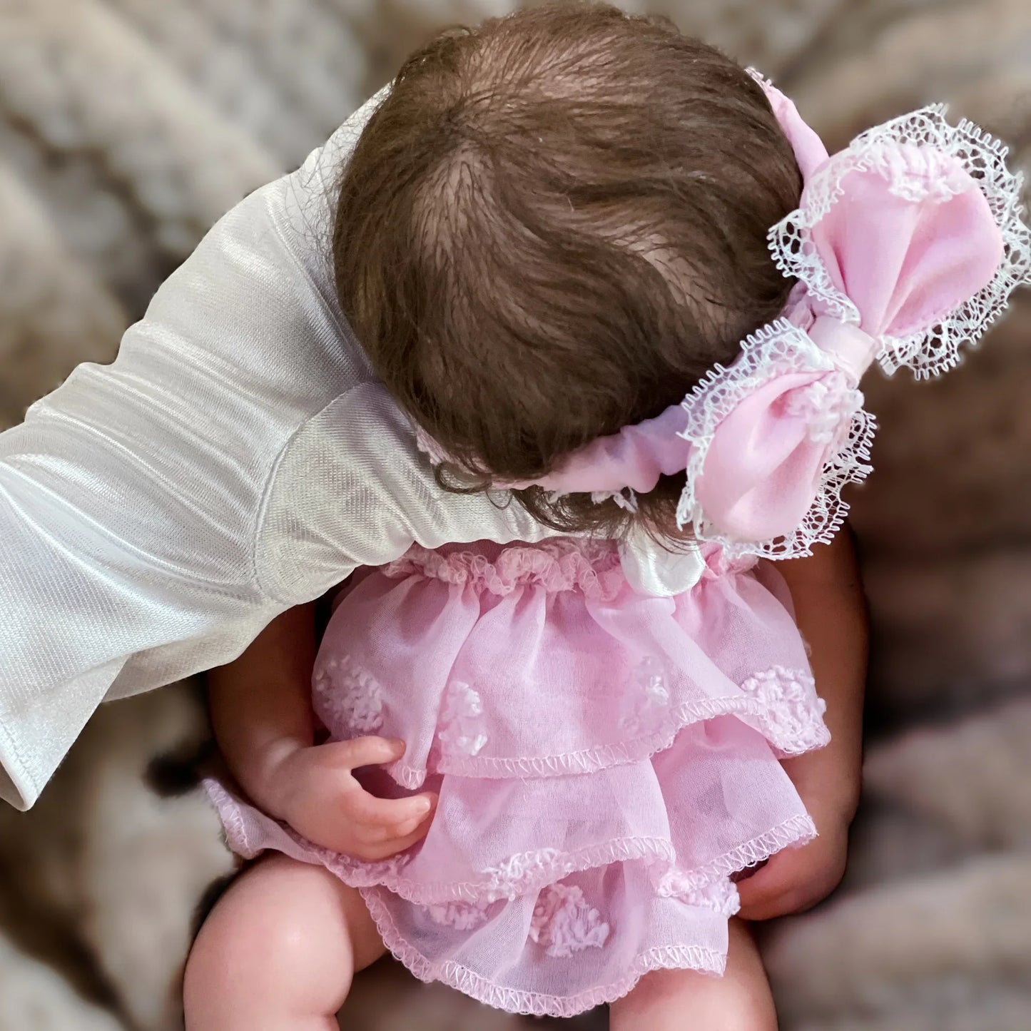 AnjoDoll 13Inch Open Mouth Pascale Reborn Doll Full Body Soft Silicone Girl Painted Doll Toys reborn de silicone real cuerpo