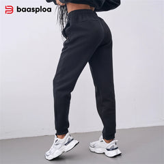 2024 Baasploa Women Breathable Sweatpants Casual Comfortable Soft Training Fitness Pants Female Cotton Sports Trousers