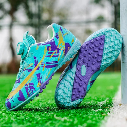 Soccer Shoes for Childrens TF/FG Outdoor Futsal Turf Training Boys Girl