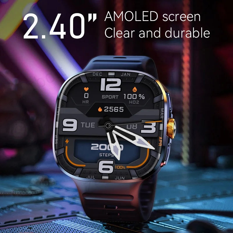 M99 Smartwatch 5G With 2.4inch Amoled Screen 900W Rotating Camera WIFI GPS Position Compass NFC Bluetooth 1024GB Smart Watch