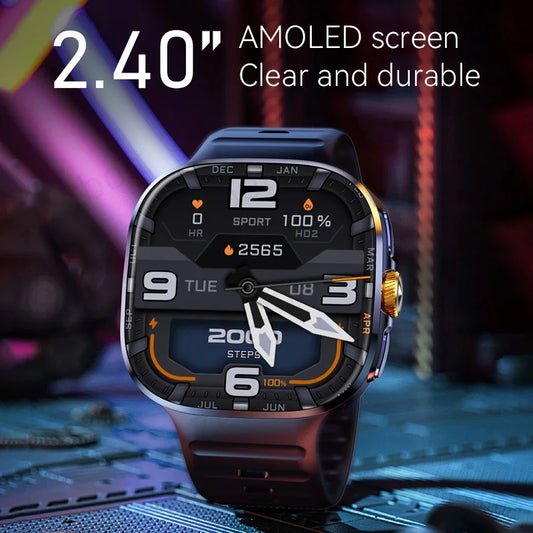 M99 Smartwatch 5G With 2.4inch Amoled Screen 900W Rotating Camera WIFI GPS Position Compass NFC Bluetooth 1024GB Smart Watch
