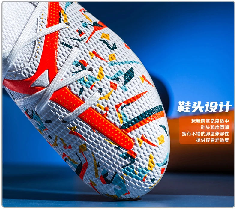 Mens Football Field Boots Ultralight Turf Indoor Society Training Soccer Shoes Cleats