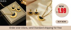 Stainless Steel Gold Color Thick Chain Choker Necklace Bracelet for Women Fashion