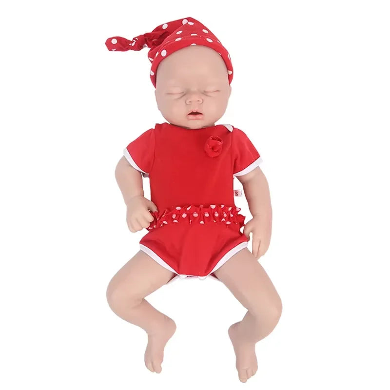 IVITA 100% Full Body Silicone Reborn Baby Dolls Painted Realistic Baby Doll Wholesale Lifelike Toys for Children Christmas Gift