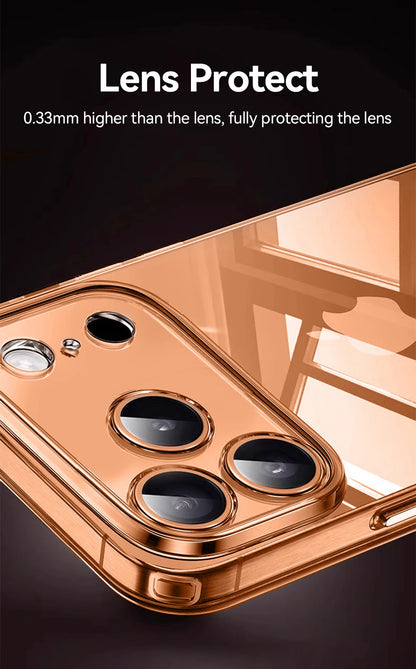 Joyroom Clear Case For iPhone 17 Pro Max Anti-drop Transparent Cover Non-yellowing Shockproof Ultra Slim Cover Screen Protection