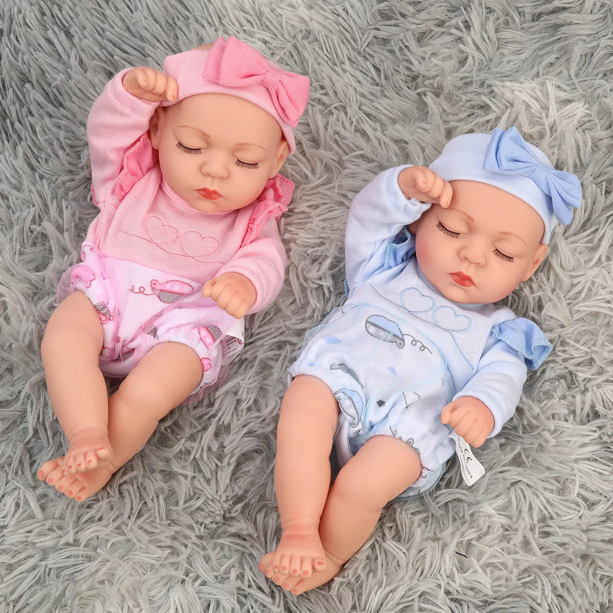 12 Inch New Reborn Doll 30CM Realistic Girl Bebe Baby Doll With Fashion Clothes Baby Doll Soft Skin Vinyl  Kids Toys Dolls Gift