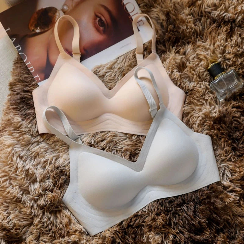 Underwear For Women With Small Breasts, Push-up, No Rims, Soft Support Sports Bra