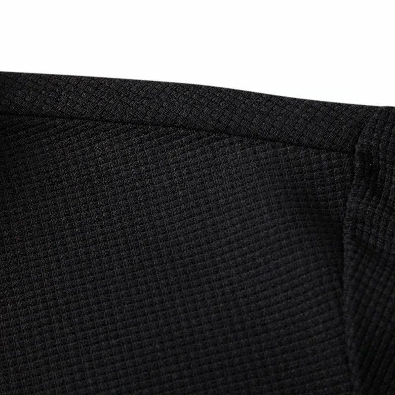 Men's high-end brand exquisite embroidered polo shirt long sleeved 2025 autumn comfortable casual breathable lapel T-shirt top