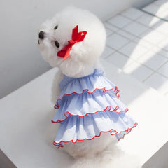 Dog Summer Dress Cat Skirt Pet Clothing Chihuahua Teddy Skirt Puppy Cat Princess