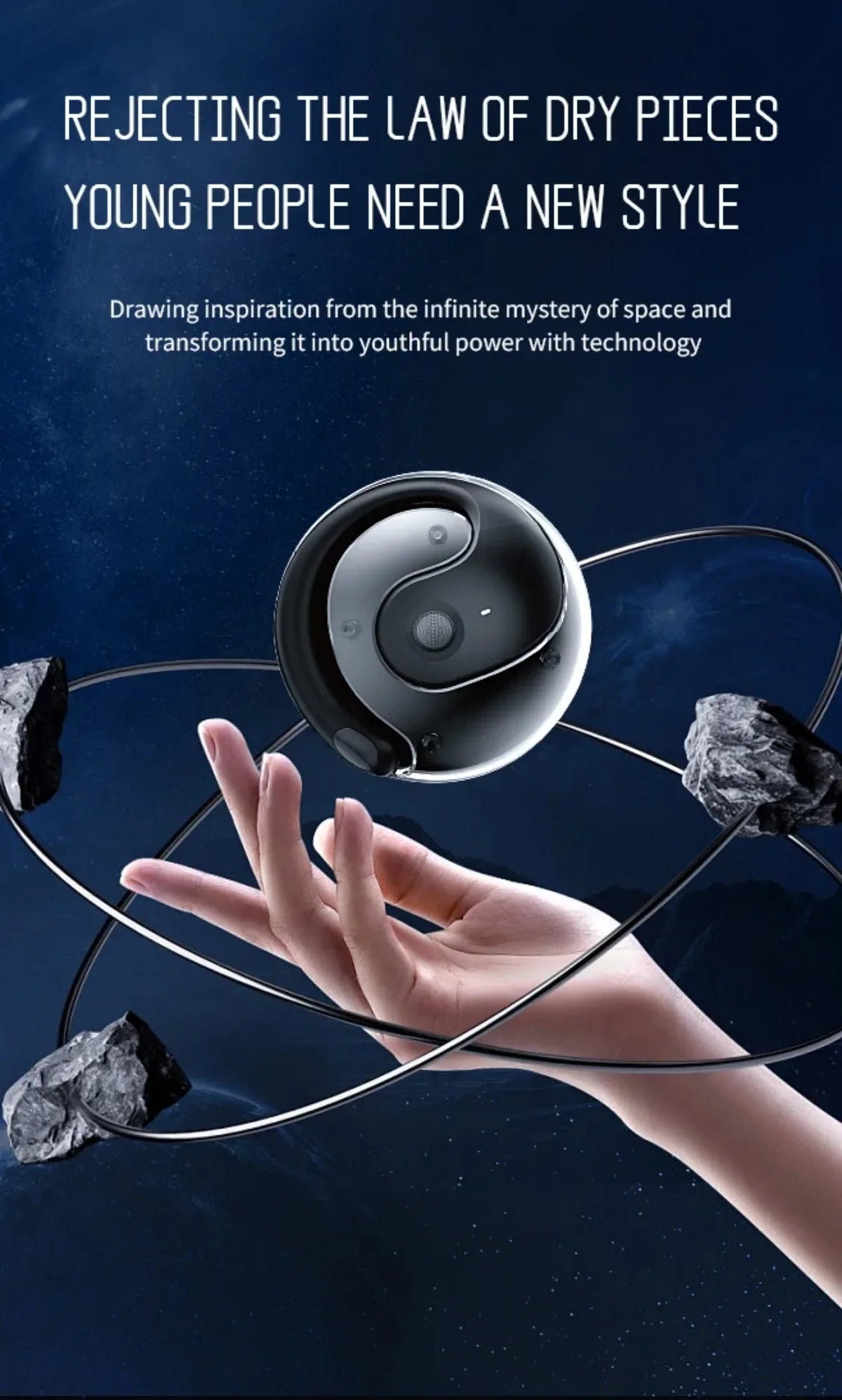 AI Translator Headphones 144 Languages Real Time Two-Way Translation Bluetooth headset for Business Wireless Waterproof Earbuds
