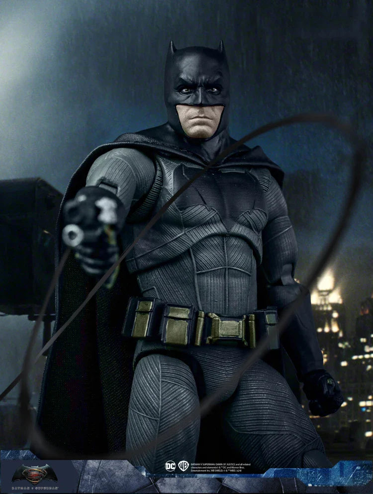 Fondjoy DC Heavy Armor Batman Movie Character Model Light Armor Big Batman 1/9  Action Figures 19cm Collect Ornaments Boy Gifts