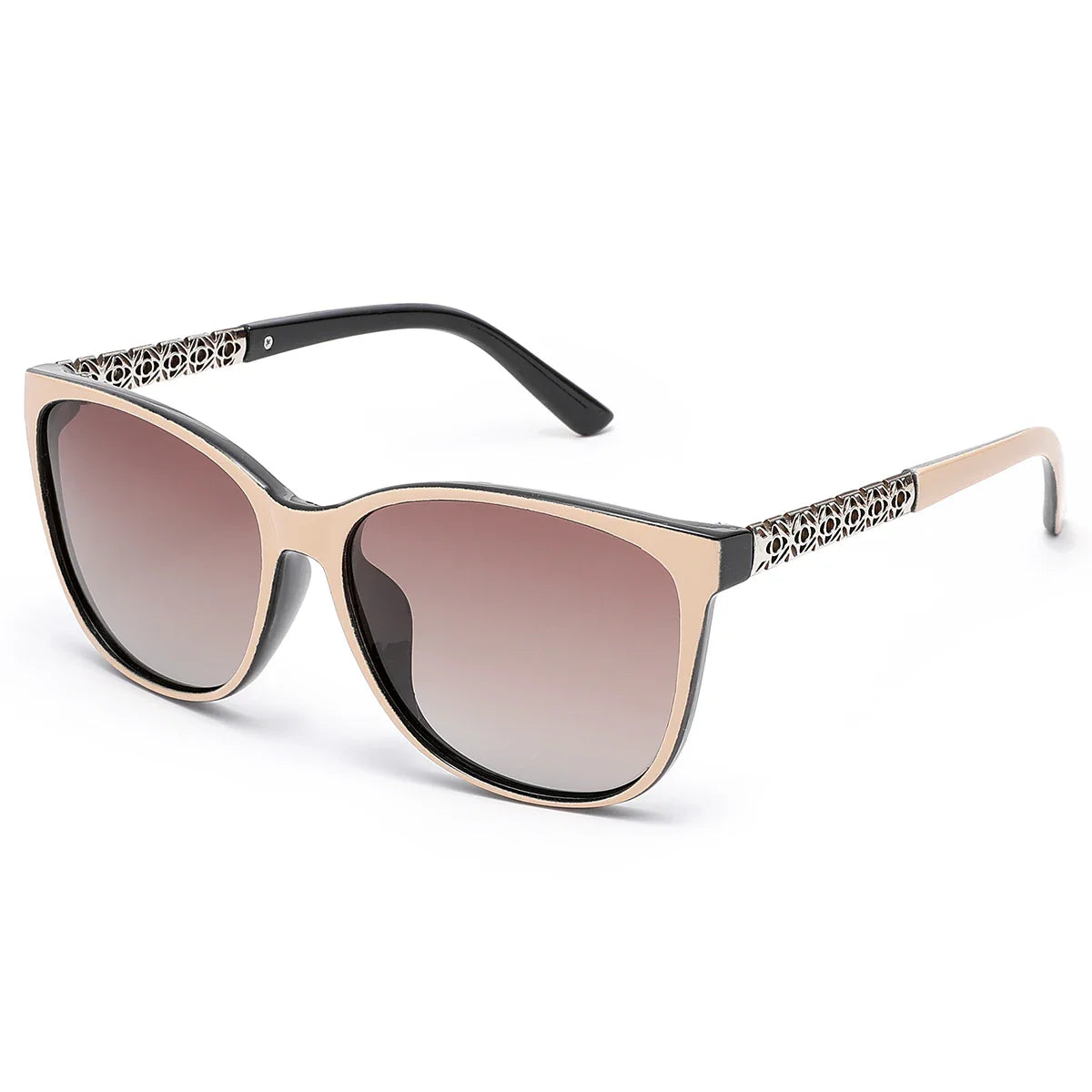 KROKODIL Polarized Sunglasses for Women Fashion Square Sunglasses Unisex Frame UV400 Protection With Boxes Set