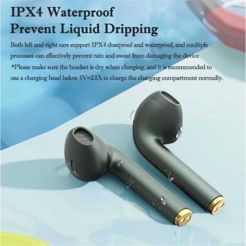 J18 Binaural Wireless Stereo Earbuds Pop Up 5.0 Mini Sports Tws Bluetooth Headset