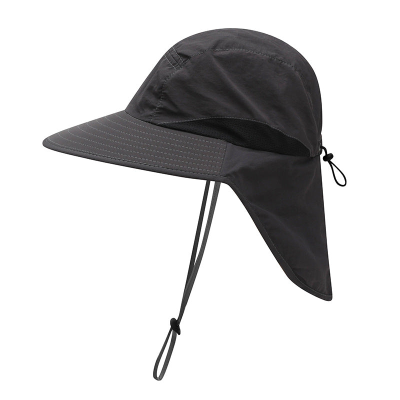 Outdoor Sun Hat for Women Youth Girls 50+ UPF Protection Safari Cap Wide Brim Fishing Hat with Neck Flap BeacH