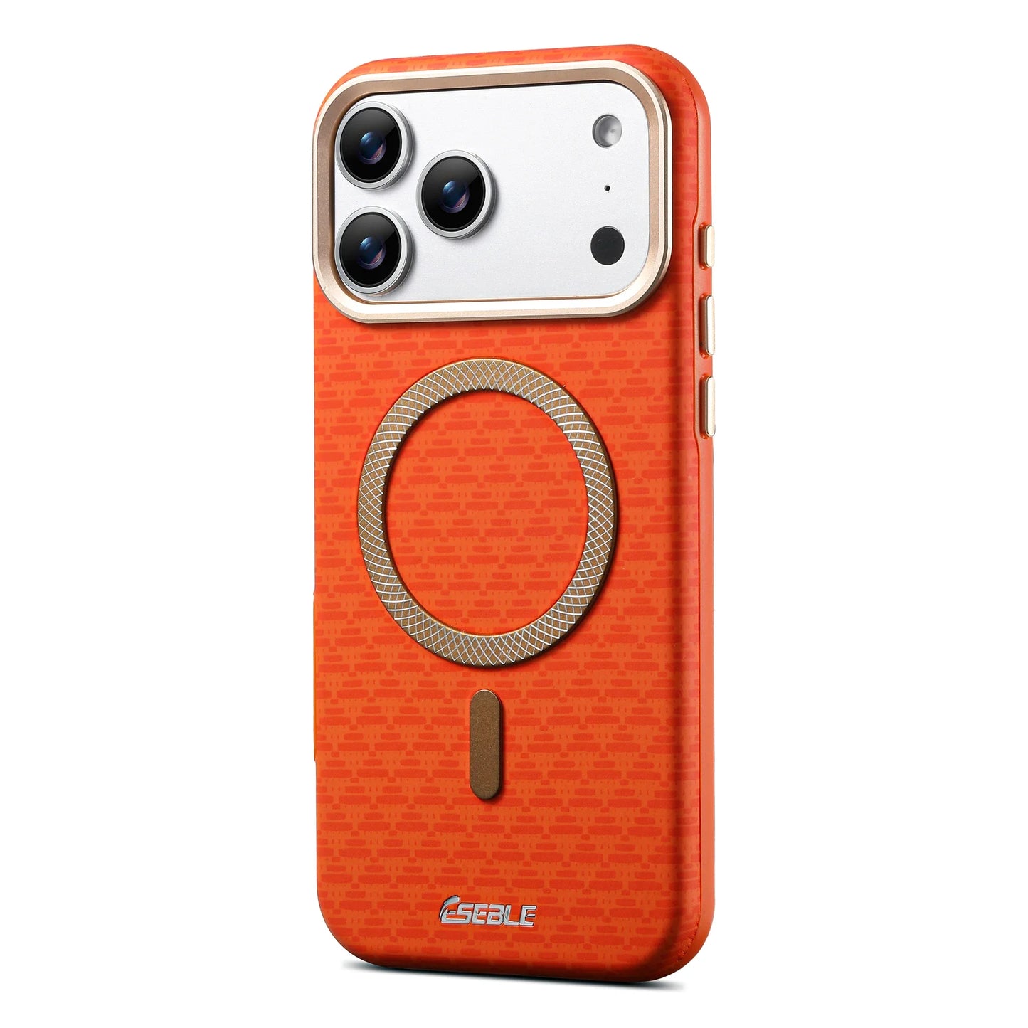 Leather Magnetic Phone Case For iPhone 17 16 15 14 13 Pro Max 17Pro 17Air Metal Lens Button Bumpe Cover