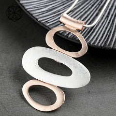 Long Necklace Vintage Geometric Sweater Goth Pendant Korean Fashion Pendants