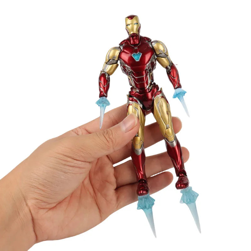 Iron Man MK85 MK50 MK20 MK5 MK7 Action Figure Model Collectible Toys birthday Gift for Children