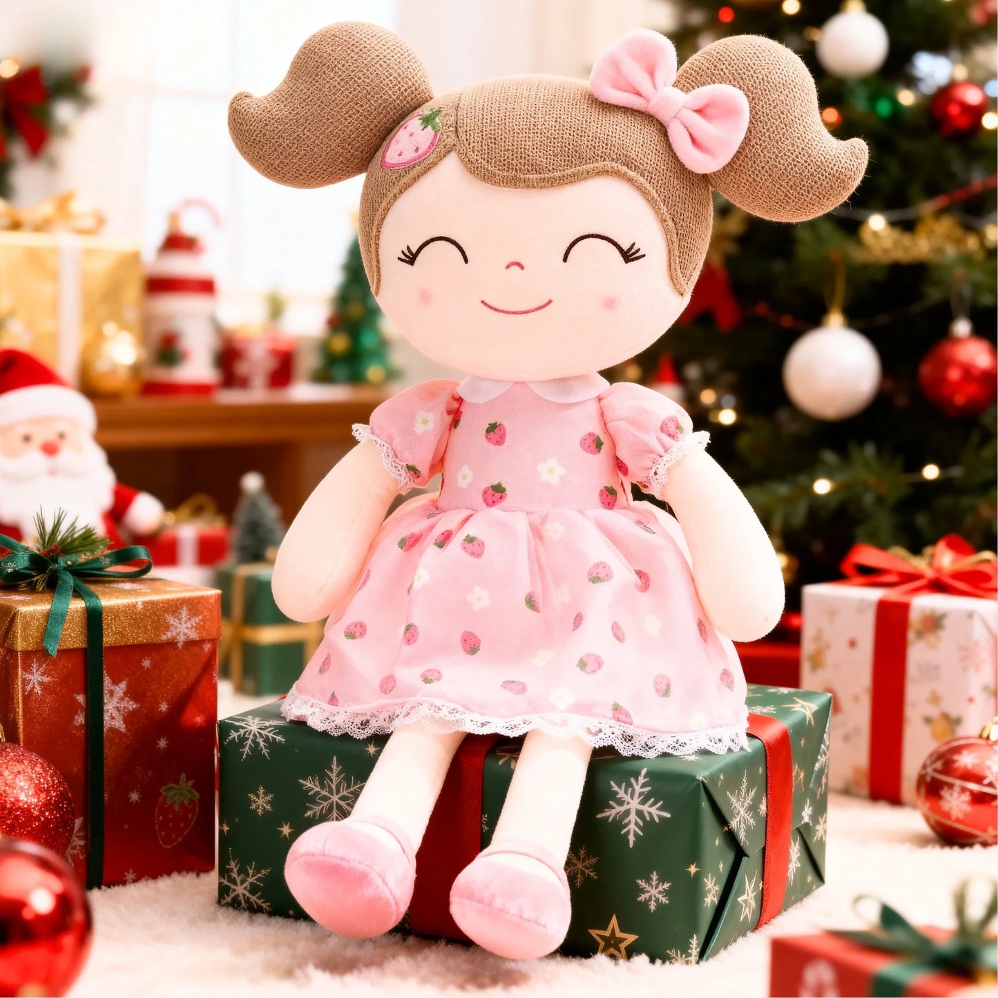 NEW Gloveleya Christmas  Plush Doll Baby Dolls, Soft Plush Princess Plush Toys, Ideal Christmas Gift Baby's first Birthday Gift