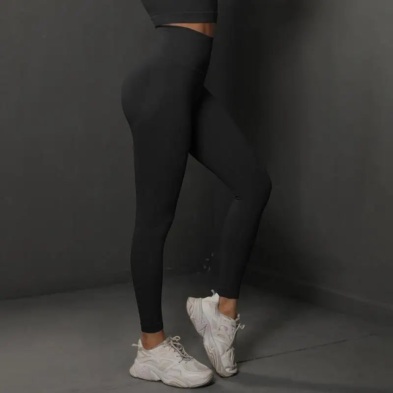 Women Seamless Yoga Pants Fitness Sports Running Sportswear Stretchy Lifting Tights