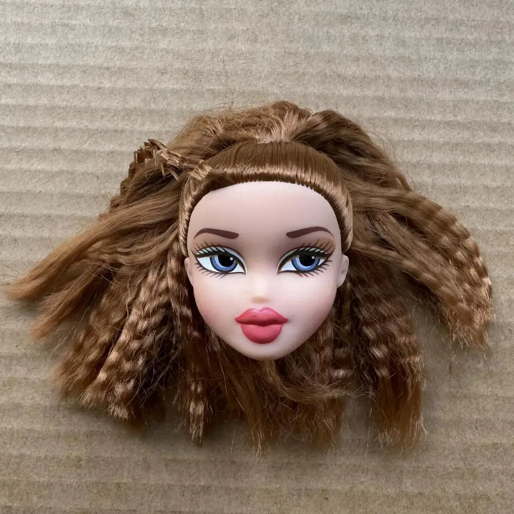 2001 Version Original Brazz Doll Multi-Joints Movable Vintage Rare Face Doll Heads Doll Shoes DIY Toys Accessories