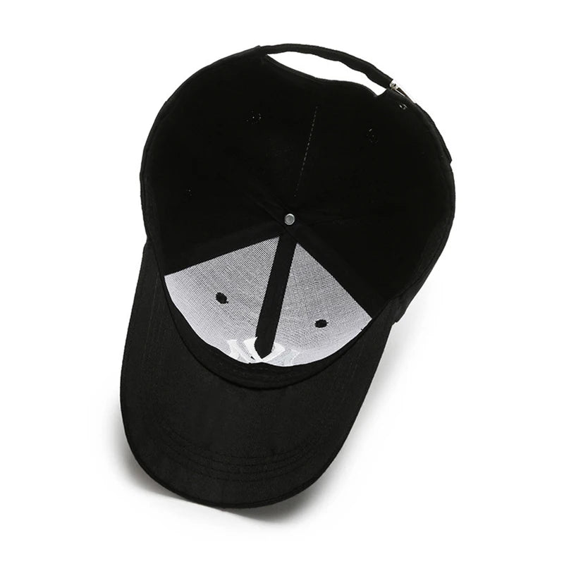 Fashion Korean Letter MY Baseball Cap 3D Embroidery Dad Hat Men