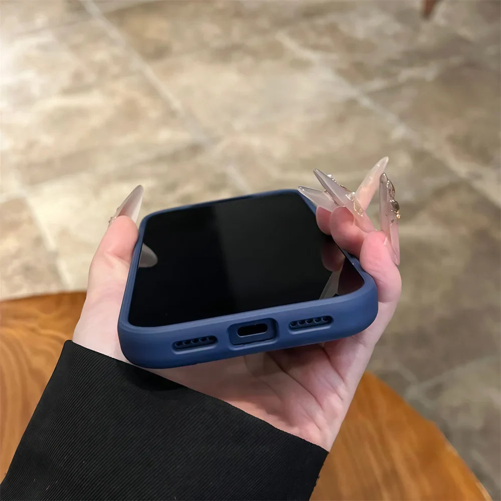 Advanced Silicone Soft Edge Transparent Hard Back Panel Case For iPhone 17 17 Pro 17 Pro Max Shockproof Phone Case Cover Gift