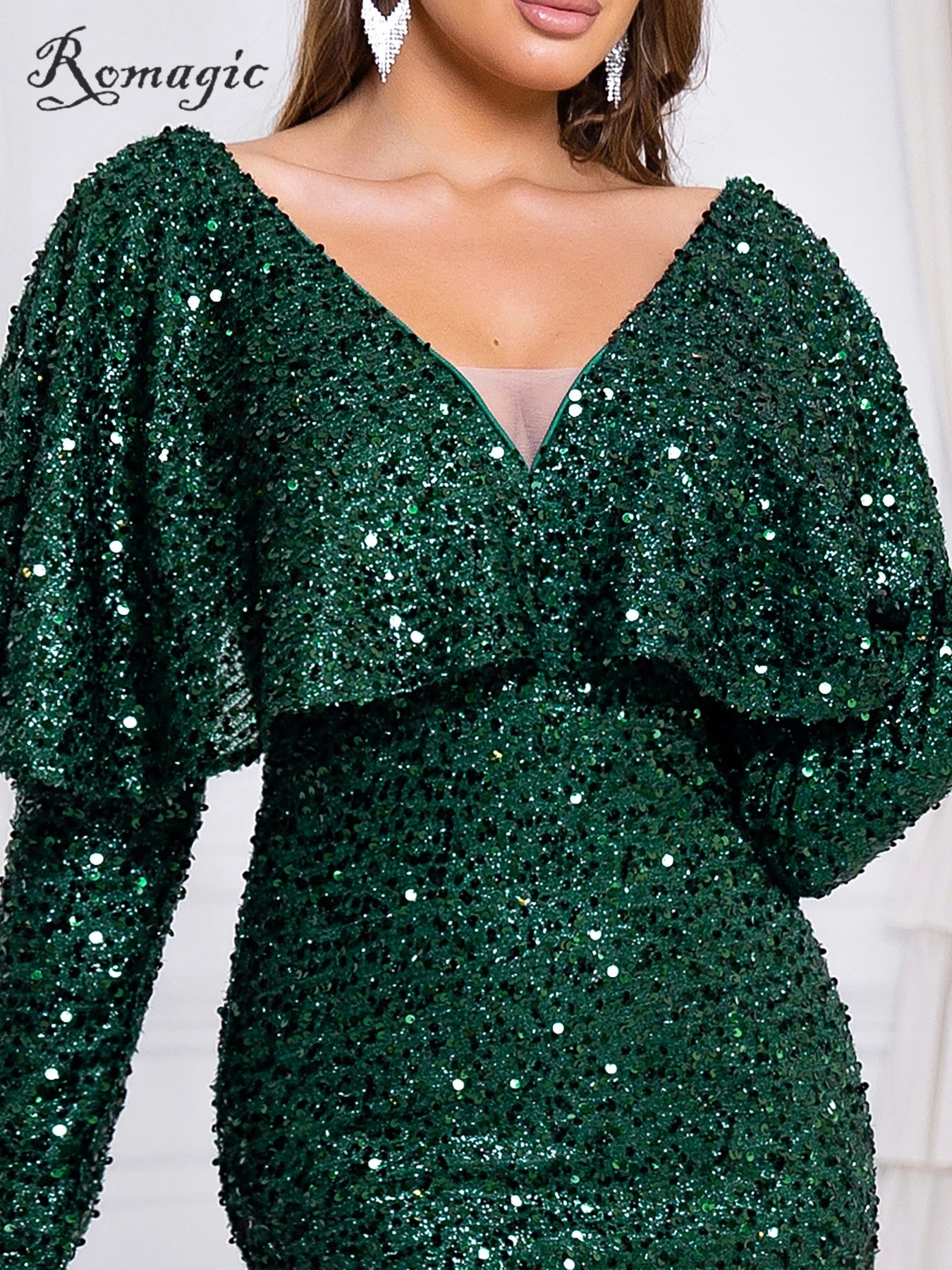 Evening wear Dresses: Full Sleeve With Cape Modest Evening Women Gown