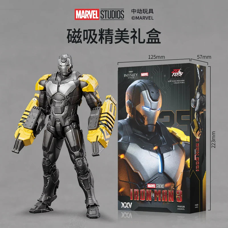 1:10 ZD Toys Iron Man MK38 Igor MK25 Striker MK26 Gamma MK36 Peacemaker MK40 MK15 Sneaky Action Figure Collections Gift