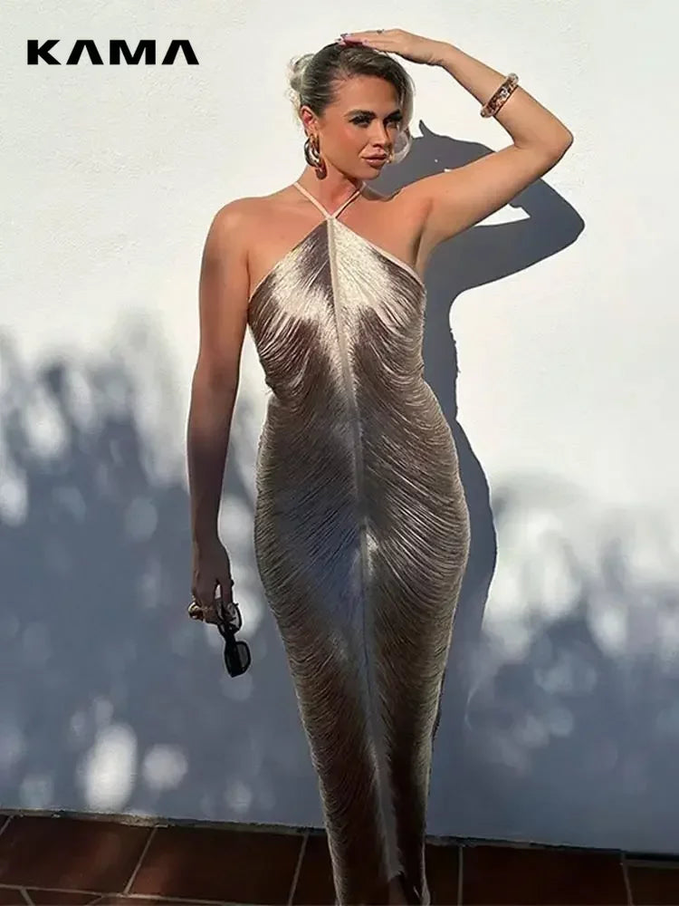 Evening wear Dresses: Midi Dress For Women Evening Robes