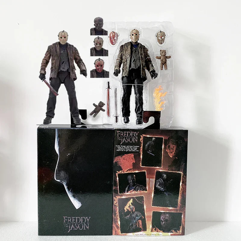 NECA Friday The 13th Figure Pennywise Part VII 7 New Blood Ultimate Jason Voorhees Action Figure Model Horror Halloween Gift