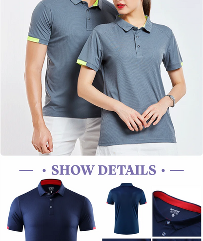 Casual Sports Quick-drying Lapel Short-sleeved POLO Shirt Cycling Suit Fitness Suit For Men
