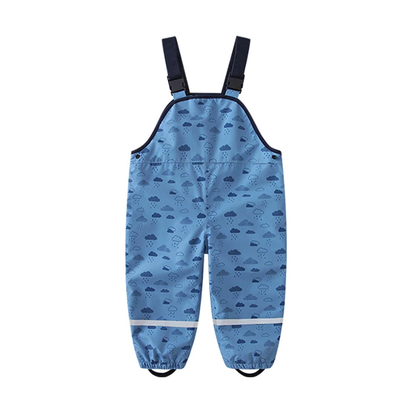 HONEYKING Boys Raincoat Suit Kids Clothing Set Comfortable Breathable Rain Suit with Jacket And Trousers for Children
