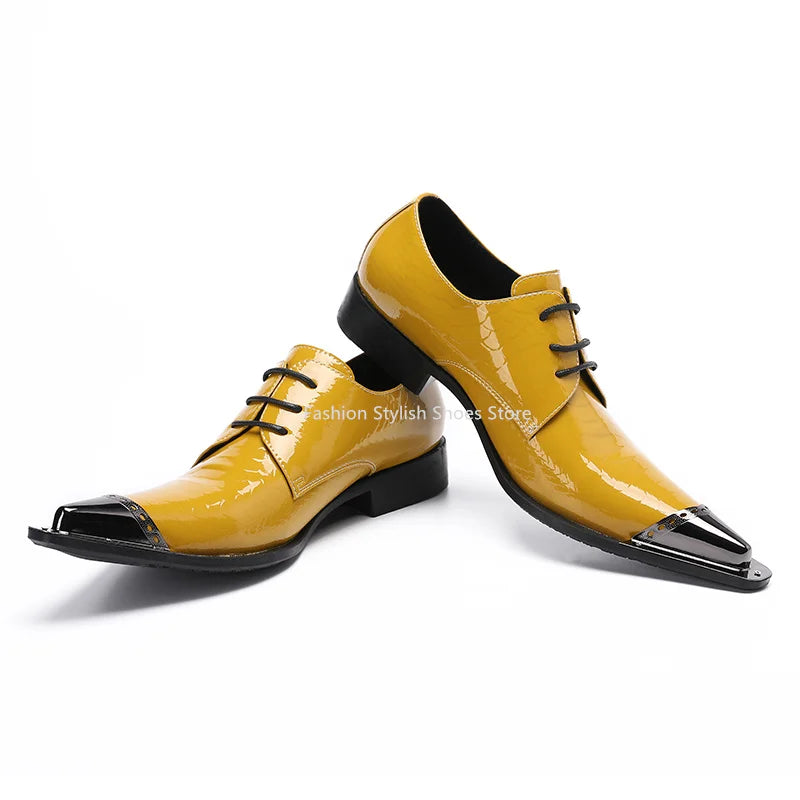 Luxury Men Leather Shoes Formal Dress Shoes for Male