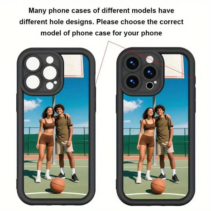 DIY Customized Photo Phone Soft Case For iPhone 16 15 14 13 12 11 Pro Max 17Air SE 2020 2022 X XS XR 7 8 Plus Protective Cover