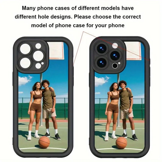 DIY Customized Photo Phone Soft Case For iPhone 16 15 14 13 12 11 Pro Max 17Air SE 2020 2022 X XS XR 7 8 Plus Protective Cover