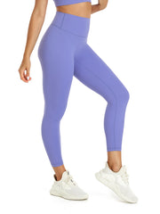 Women Workout Leggings No Front Seam Buttery Soft Yoga Pants Curved Contour