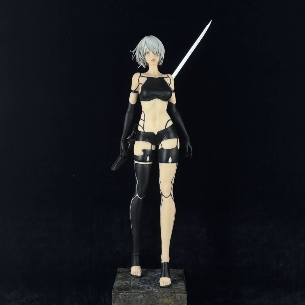 In Stock Nier A2 Battle Damage Edition 1/4 Scale 50cm Anime Boutique Statue Figure Collectible Desktop Ornaments For Anime Fans