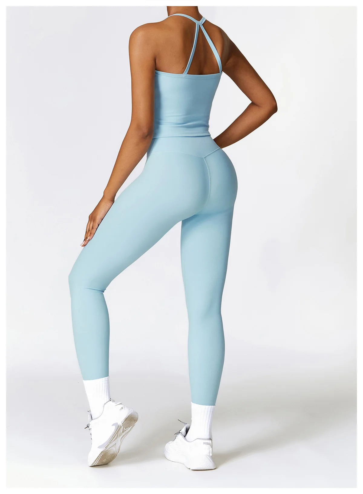 Women Sport Seamless Leggings High Waist Elastic Solid Yoga Leggings Gym Workout