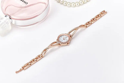 New Trendy Women Bracelet Watch Mujer Relojes Small Dial Quartz Leisure Popular Wristwatch Hour Female Elegant Watches