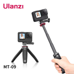 MT-09 Extend Gopro Vlog Tripod Mini Portable Tripod for Gopro Hero