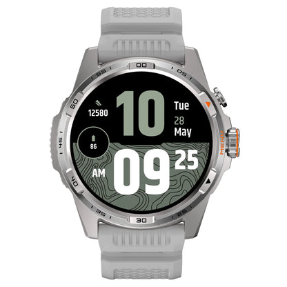 TicWatch Atlas Silver Smartwatch( Refurbished), GPS, barometer, compass, 110+ workout, only for Android