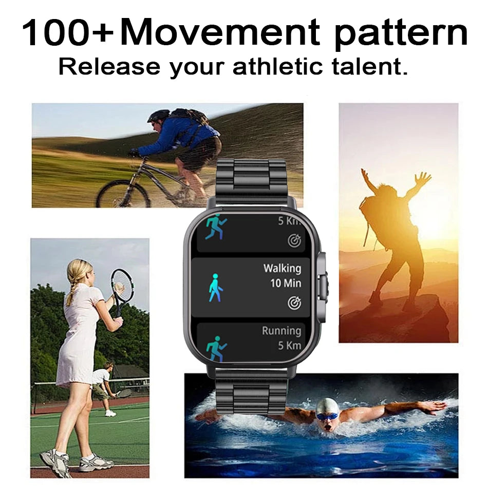 2026 New Smart Watch TWS 2-in-1 Bluetooth Earphones HIFI Sound Quality GPS Heart Rate Bluetooth Call For Men Women Smartwatches