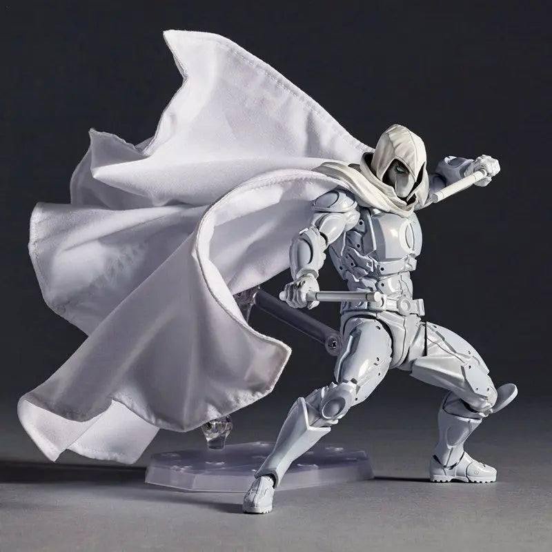 Moon Knight Figure Revoltech Amazing Yamaguchi Marc Spector Action Figurine 16cm Collection Ornament Model Toys Birthday Gifts